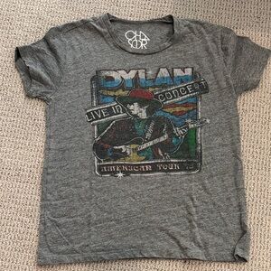 Chaser Vintage Graphic Gray Long Sleeve Tee